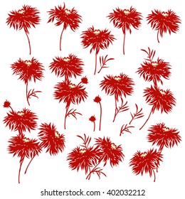 Flower illustration object