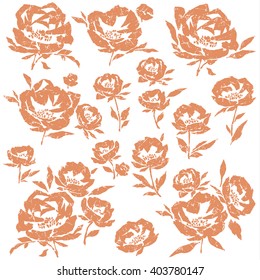 Flower illustration object