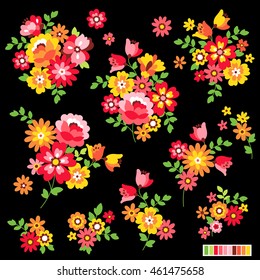 Flower illustration object