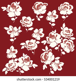 Flower illustration object