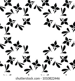 Flower illustration pattern