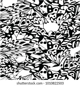 Flower illustration pattern