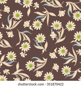 Flower illustration pattern