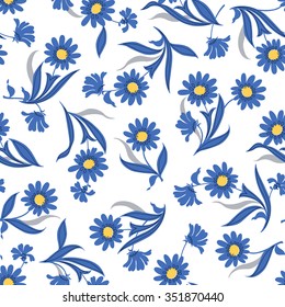 Flower illustration pattern