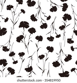 Flower illustration pattern