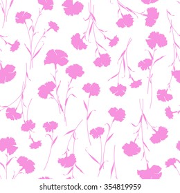 Flower illustration pattern