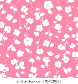 Flower illustration pattern