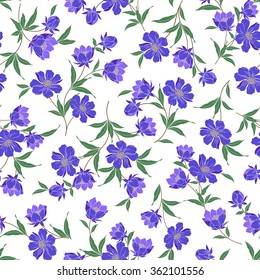 Flower illustration pattern