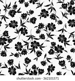 Flower Illustration Pattern Stock Vector (royalty Free) 362101571 