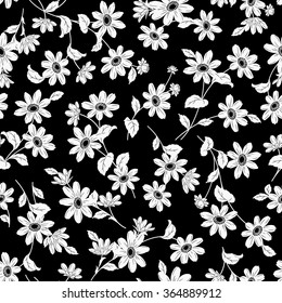 Flower illustration pattern