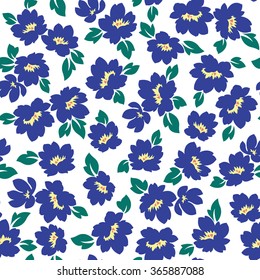 Flower illustration pattern