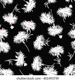 Flower illustration pattern