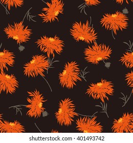 Flower illustration pattern