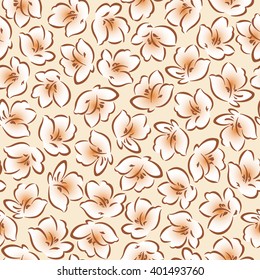 Flower illustration pattern