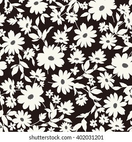 Flower illustration pattern