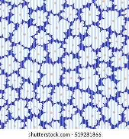 Flower illustration pattern