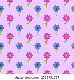 Blumen-Illustrationsmuster. Blume nahtloses Muster Hintergrund. floraler Hintergrund. Blumendekoration, Hintergrund. Silhouette, floraler Hintergrund.