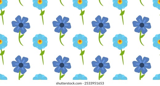 Flower illustration pattern. Flower seamless pattern background. Flower background. Floral decoration background. silhouette flower background.