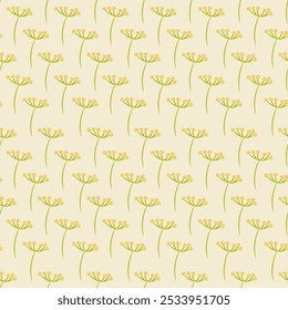Padrão de ilustração de flor. Fundo de padrão sem emenda da flor. Fundo da flor. Fundo da decoração floral. fundo da flor da silhueta.