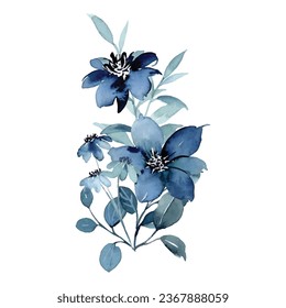 Flower illustration summer nature vector
