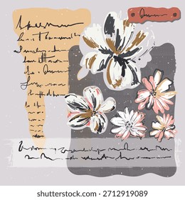 Flower illustration vector clip clip art 406