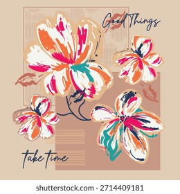 Ilustración de flores Vector Clip Clip arte 411