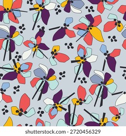 Flower illustration vector clip clip art 458