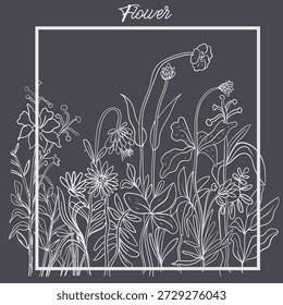 Flower illustration vector clip art 501