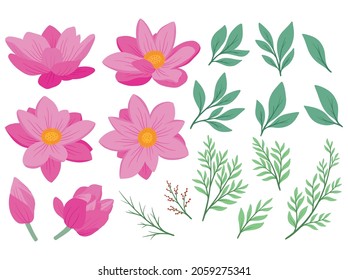 Flower Illustration for wedding card design. Flower arrangement vector svg