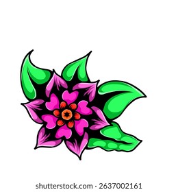 flower illustrations for design decoration and beautifying the scenery