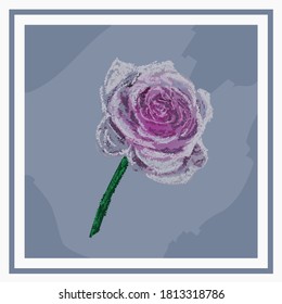 flower illustrations. suitable for clothes, jackets, invitation cards and others