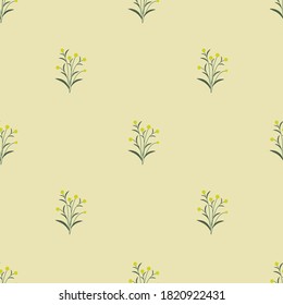 ilustración floral sin costuras. Buena para textiles, tela, papel envolvente, libro de raspado.