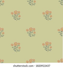 flower ilustration seamless pattern.Good for textile,fabric,wrapping paper,scrapbook.