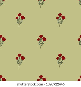 ilustración floral sin costuras. Buena para textiles, tela, papel envolvente, libro de raspado.