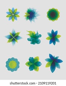 Flower image abstract art free image vector