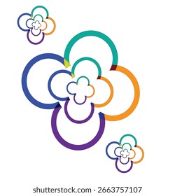 flower image by vector design