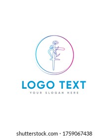 Flower initial letter type F fresh logo template, vector logo for business and company identity 