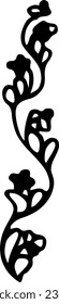 Flower ink vector illustration for wedding invitation, greeting cards fabric etc