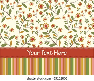 Flower Invitation card