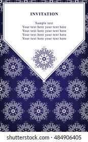 Flower  invitation card, save the date card, greeting card.