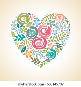 Flower invitation card, save the date card, greeting card template