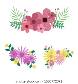 FLÜSER FÜR INVITATION, ILLUSTRATIONSFLÜGE DER INVITATION, ABSTRAKTE LEAF UND BLUMEN