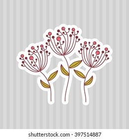 flower isolated design 