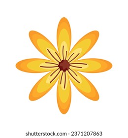 vector de diseño de ilustración aislada de flores