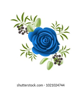 Flower isolated on white background.Modern design for t-shirt,print material,cloth and textile.Useful for invite and wedding card,wallpaper,poster,greeting card.Creative trendy art,vector illustration