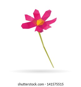 Flower isolated on a white backgrounds