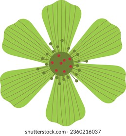 flower isolated vector design. one flower. flowers design.  beautiful flower symbol, flower vector
