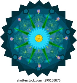 Flower kaleidoscope