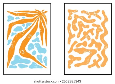 Vector de lápiz de crayón de niño de flores. Fondo de flor infantil. Alegre ilustración de dibujo infantil. Linda flor simple doodle art. Diseño de surf de verano