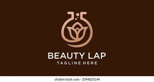 Design-Vorlage für das Blumenlabor-Logo